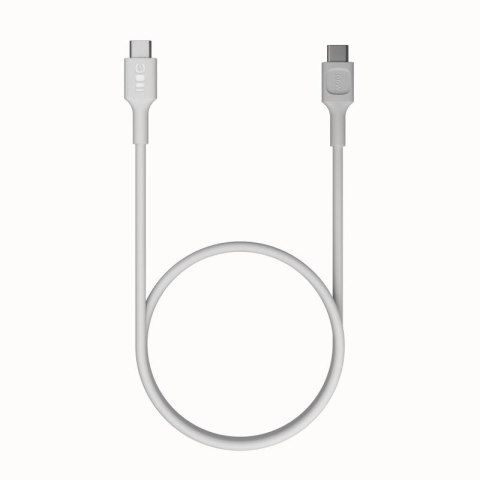 KABEL USB-C / USB-C Greencell PowerFlex 120cm PD 100W biały silikonowy GREEN CELL