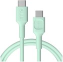 KABEL USB-C / USB-C Greencell PowerFlex 120cm PD 100W zielony silikonowy GREEN CELL