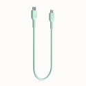 KABEL USB-C / USB-C Greencell PowerFlex 120cm PD 100W zielony silikonowy GREEN CELL