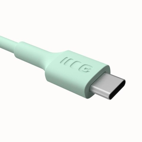 KABEL USB-C / USB-C Greencell PowerFlex 120cm PD 100W zielony silikonowy GREEN CELL