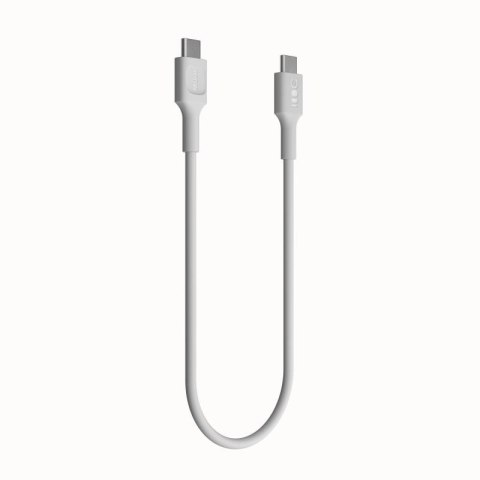 KABEL USB-C / USB-C Greencell PowerFlex 30cm PD 100W biały silikonowy GREEN CELL