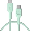 KABEL USB-C / USB-C Greencell PowerStream 30cm PD 100W zielony w oplocie GREEN CELL