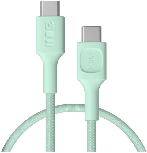 KABEL USB-C / USB-C Greencell PowerStream 30cm PD 100W zielony w oplocie GREEN CELL