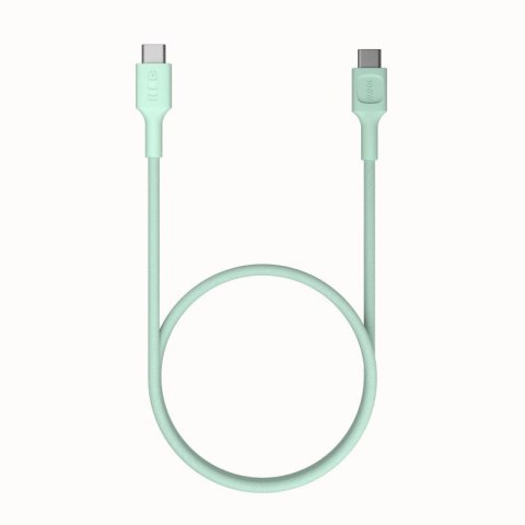 KABEL USB-C / USB-C Greencell PowerStream 30cm PD 100W zielony w oplocie GREEN CELL