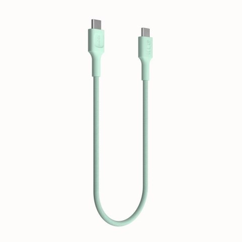 KABEL USB-C / USB-C Greencell PowerStream 30cm PD 100W zielony w oplocie GREEN CELL
