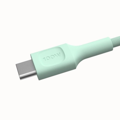 KABEL USB-C / USB-C Greencell PowerStream 30cm PD 100W zielony w oplocie GREEN CELL
