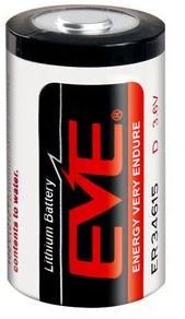 Bateria LS33600 / ER34615 D / R20 EVE 3,6V 19000mAh (1 szt.) EVE