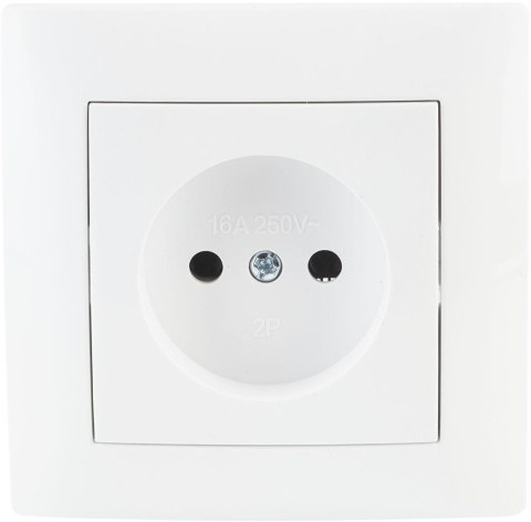 Gniazdo pojedyncze VCX WESA LC 07 Biały VCX