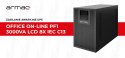UPS ZASILACZ AWARYJNY Armac Office 3000VA ON-LINE PF1 Dust Free ARMAC