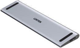 Unitek Stacja dokująca KVM z funkcją podstawki, potrójne wyjście 4K, USB-C, MST, HDMI 2.0 UNITEK