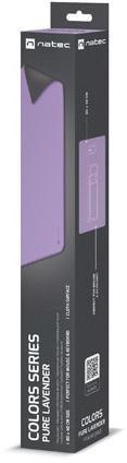 Podkładka pod mysz Natec Colors Series Pure Lavender 800x400mm NATEC