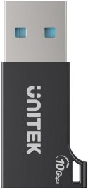 Unitek Adapter USB-A do USB-C 10Gbps czarny A1049ABK01 UNITEK