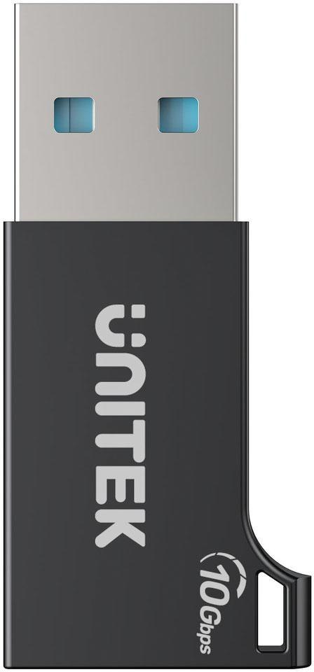 Unitek Adapter USB-A do USB-C 10Gbps czarny A1049ABK01 UNITEK