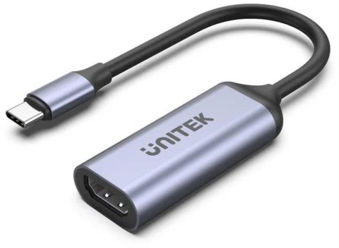 Unitek Adapter USB-C na HDMI 2.1 (8K 60Hz) szary 15cm V1416B UNITEK