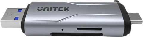 Unitek Czytnik kart SD/microSD USB-A 5Gbps/USB-C UNITEK