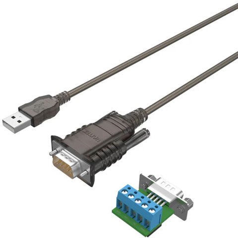 Unitek Konwerter/Adapter USB 2.0 do RS422/RS485 (DB9M) z chipsetem FTDI, 1,5m UNITEK