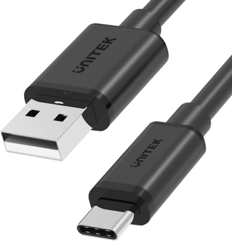 Unitek przewód USB-A - USB-C krótki 25cm Y-C480BK UNITEK