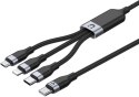 Unitek przewód ładujący USB 3 w 1 czarny UNITEK