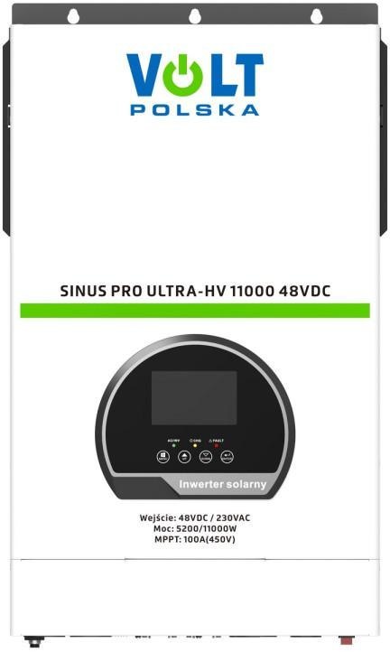 Przetwornica inwerter solarny Volt Polska SinusPro Ultra-HV 11000 48V/230V 5200/11000W 100A MPPT (45 VOLT POLSKA