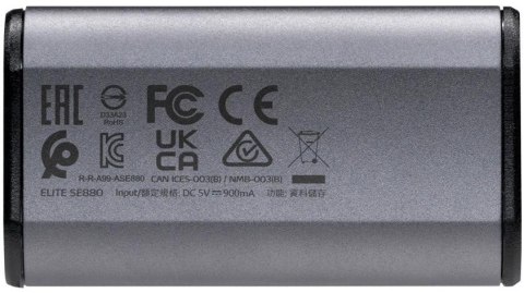 Adata Dysk zewnętrzny SSD SE880 1TB USB3.2A/C Gen2x2 Szary ADATA