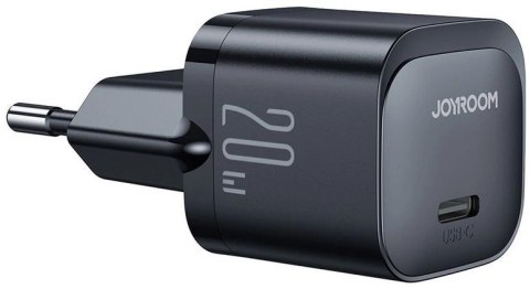 Mini ładowarka sieciowa Joyroom JR-TCF02 20W PD 3.0 QC 3.0 1x USB-C czarna JOYROOM