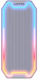 S1210B Unitek Obudowa dysku M.2 SSD NVMe/SATA 10Gbps RGB UNITEK