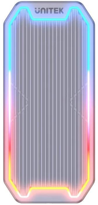 S1210B Unitek Obudowa dysku M.2 SSD NVMe/SATA 10Gbps RGB UNITEK