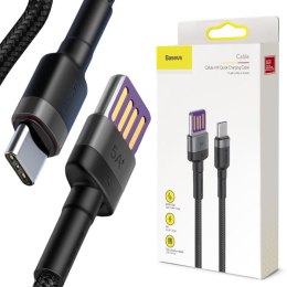 KABEL USB-A / USB-C Baseus Cafule CATKLF-PG1 100cm SuperCharge 40W 5A QC 3.0 W OPLOCIE BASEUS