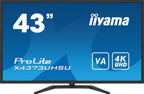 Monitor LED IIYAMA X4373UHSU-B1 43 cale VA HDMI DisplayPort USB IIYAMA