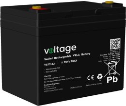 Akumulator AGM Voltage 12V 33Ah VE12-33 (Żywotność 6-9 lat) VOLTAGE