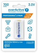 Akumulatorek 16340 / R-CR123 3V everActive 700mAh (1 szt.) z zabezpieczeniem EVERACTIVE