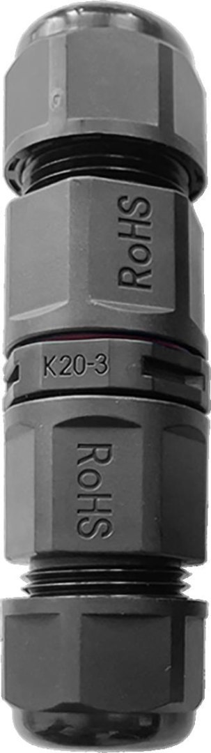 Konektor Mufa kablowa prosta z szybkozłączką IP68, 3x4mm2, 400V/20A OR-AE-13620 ORNO