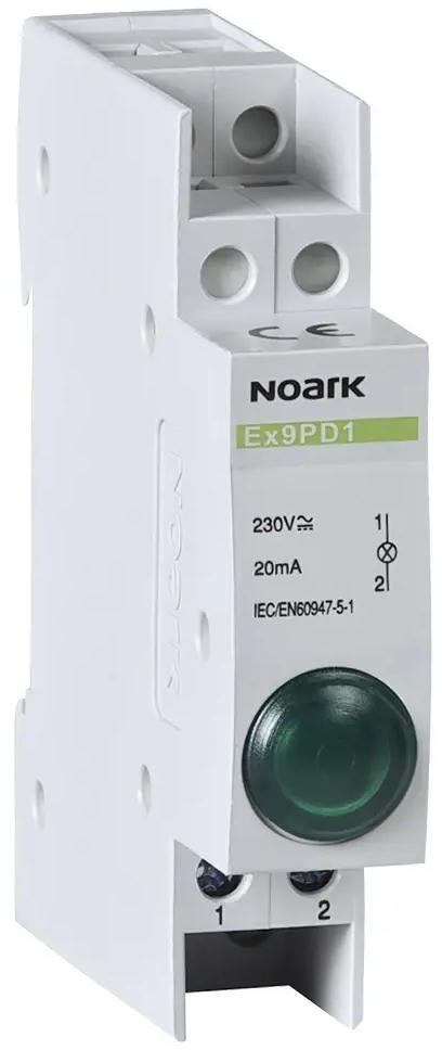 LAMPKA SYGNALIZACYJNA, 230V AC/DC, 1 ZIELONY Ex9PD1g Noark 102443 NOARK