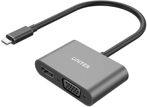 Unitek Adapter USB-C na HDMI 4K i VGA FullHD UNITEK