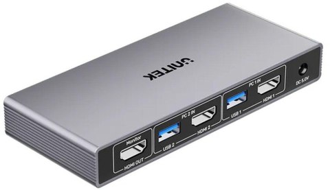 Unitek Przełącznik KVM 4K@60Hz USB 3.0 HDMI UNITEK