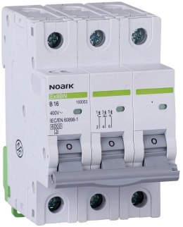 WYŁĄCZNIK NADPRĄDOWY 6 KA, C, 25A, 3P EX9BN 3P C25 Noark 100145 NOARK