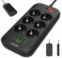 Listwa zasilająca LDNIO SE6403 6 Gniazd + 4x USB Przedłużacz LDNIO