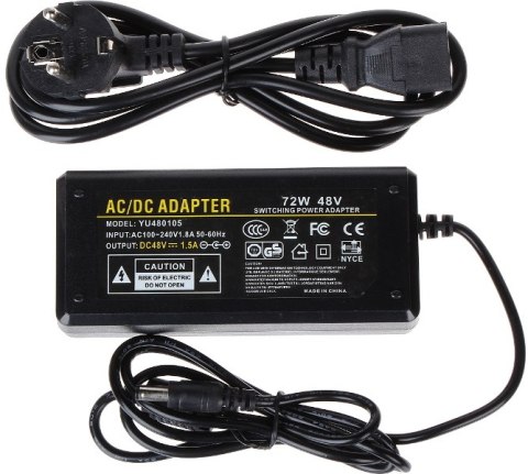 ZASILACZ IMPULSOWY 48V/1.5A/5.5 DELTA