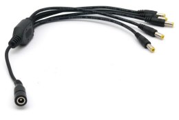 ROZGAŁĘŹNIK NA 5 WTYKÓW 2,1/5,5 Z GNIAZDEM SUNNY