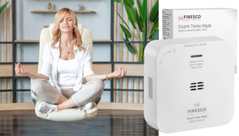 Zestaw czujników FIRESCO czujnik czadu+czujnik dymu FIRESCO