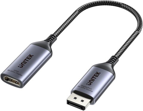 Adapter Unitek Przejściówka z DisplayPort 1.4 na HDMI 2.1, 8K60Hz UNITEK