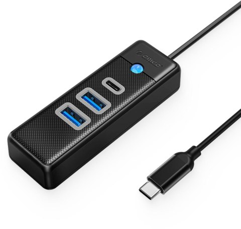 Hub USB-C Orico Hub USB-C 2x USB-A 3.1 + USB-C czarny ORICO
