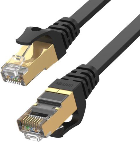 Kabel Ethernet Unitek patchcord cat.7 SSTP (8P8C), RJ-45 LAN, przewód sieciowy 1m, płaski UNITEK