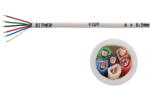 PRZEWÓD ALARMOWY DOMOFONOWY BITNER BiTprotect YTDY 6X0,5 - 100M BITNER
