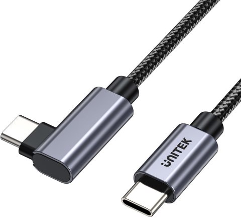 Unitek Kabel USB-C kątowy 90° PD100W 5m UNITEK