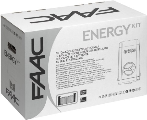 Zestaw Energy FDS - FAAC 392 24V do 5m bram dwuskrzydłowych FAAC