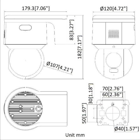 KAMERA IP PTZ HIKVISION DS-2DE3A400BW-DE/W(F1)(T5) PL HIKVISION
