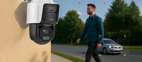 Kamera IP Hilook PTZ-D4-Pro dualna 8MP (4MP + 4MP) 4x zoom optyczny HILOOK