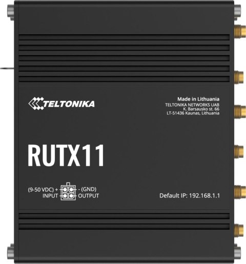 Teltonika RUTX11 router przemysłowy 4G / LTE (RUTX11000000) TELTONIKA