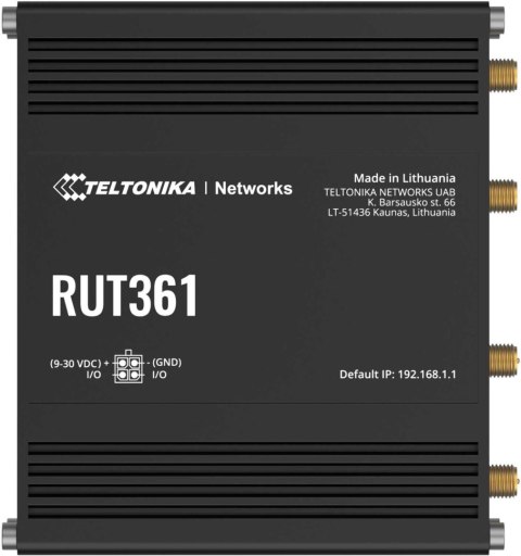 Teltonika RUT361 router przemysłowy 4G / LTE (RUT361100000) TELTONIKA